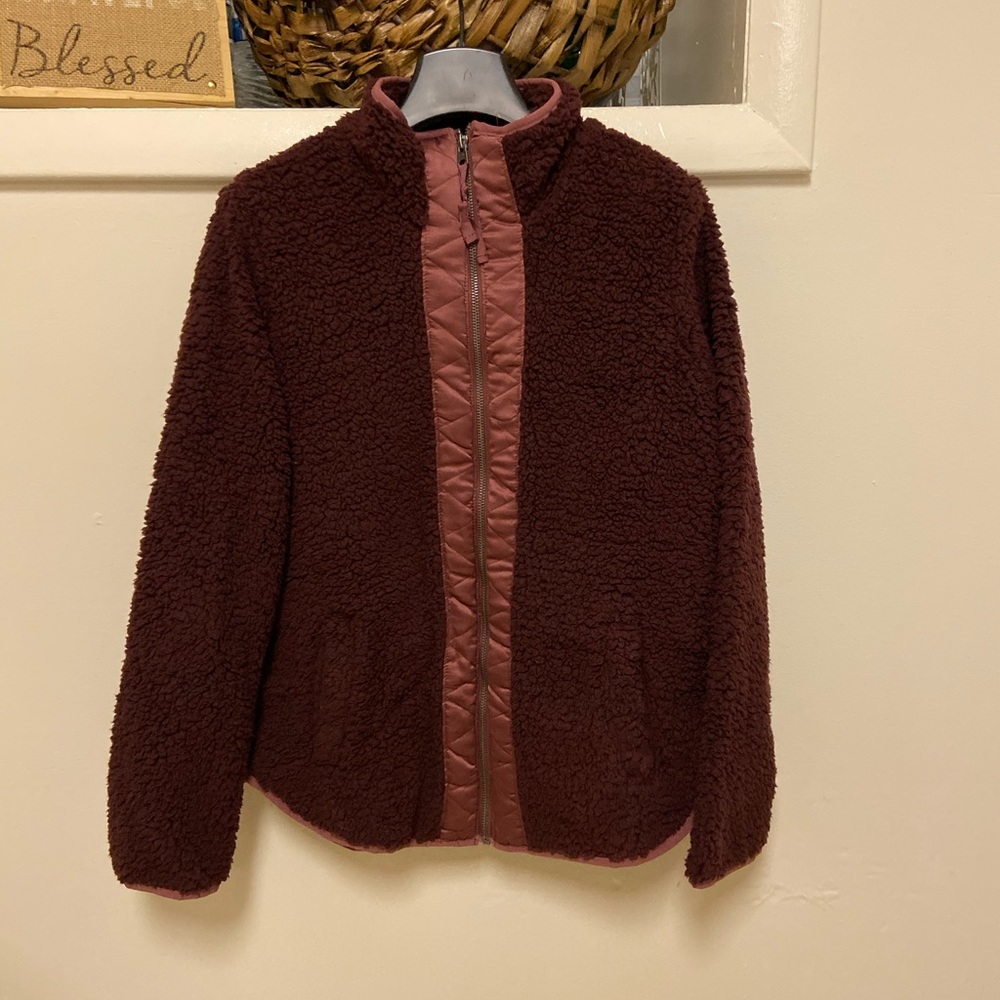Abercrombie & Fitch Women Quilted Sherpa Jacket